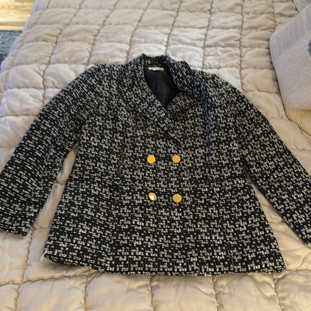 Anthropologie tweed jacket. Worn once. Perfect condition.